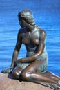 Sculpture of The Little Mermaid Copenhagen, Denmark Royalty Free Stock Photo